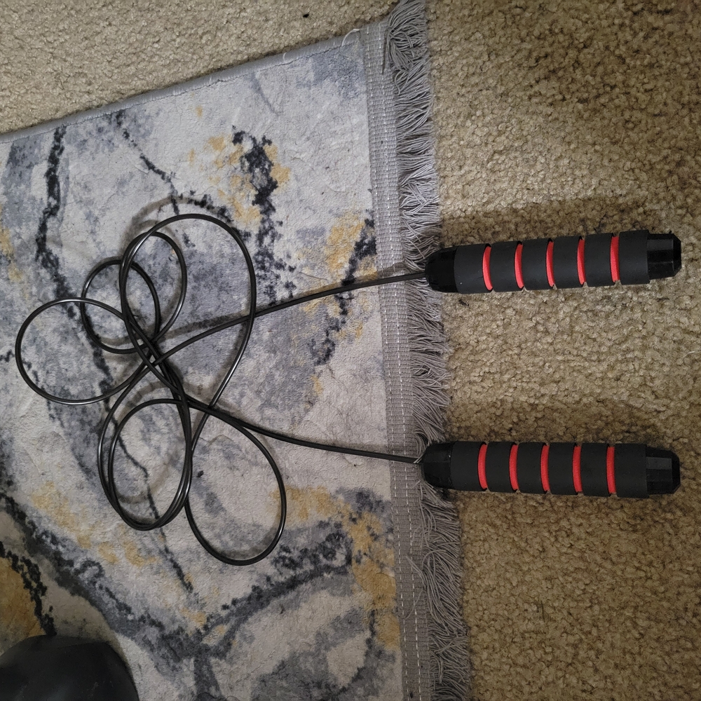 Black and Red Jump Rope